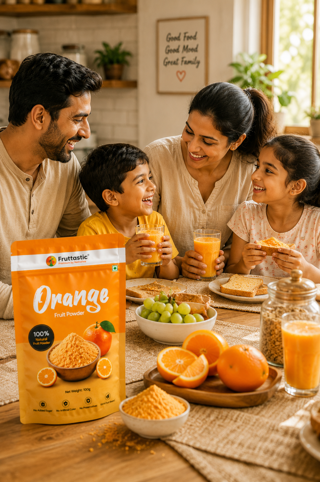 Orange Powder | 100% Natural Fruit Powder