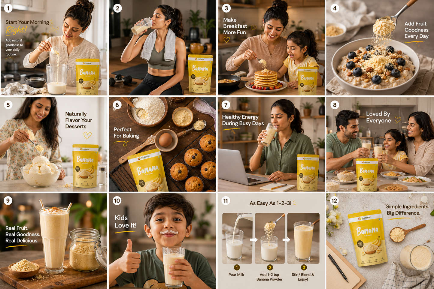 Banana Powder | 100% Natural Fruit Powder