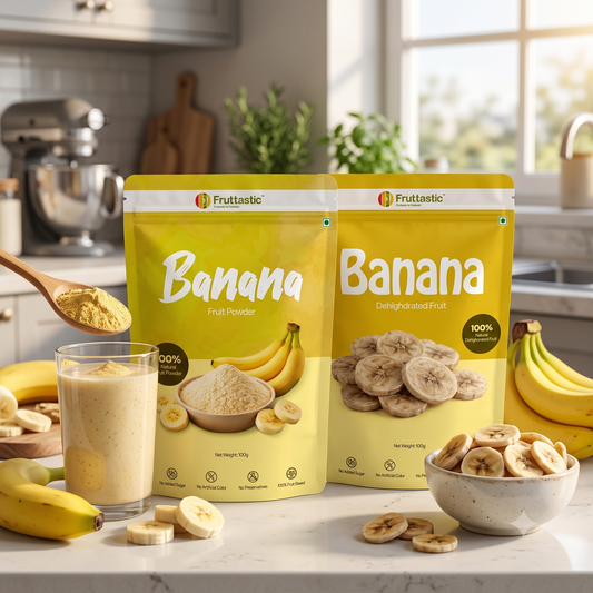 Banana Powder + Dried Banana