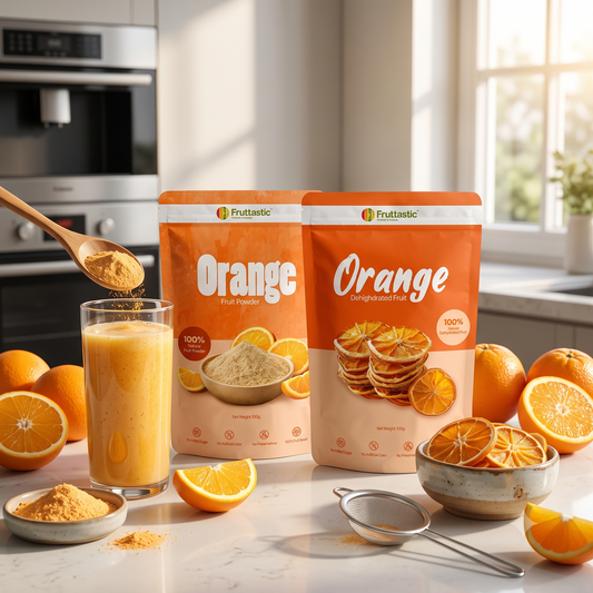 Orange Powder + Dried Orange