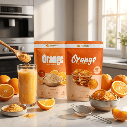 Orange Powder + Dried Orange